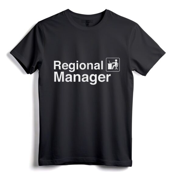 Lustiges T-Shirt für das Büro des Regionalleiters  Humorvolles T-Shirt für die Atmosphäre am Arbeitsplatz  Tolle Geschenkidee für Chefs und Fans der Fernsehsendung The Office