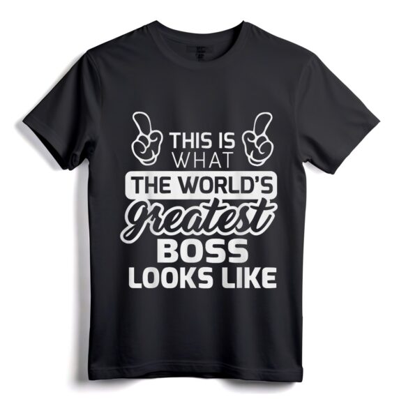 T-Shirt World's Greatest Boss Best Boss Ever  Wertschätzungs-T-Shirt für Arbeitgeber und Manager
