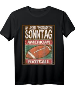 40. Geburtstag American Football Fan T-Shirt  Cooles Sport Design, Perfekt für Football Fans und Sonntags-Game-Feierlichkeiten