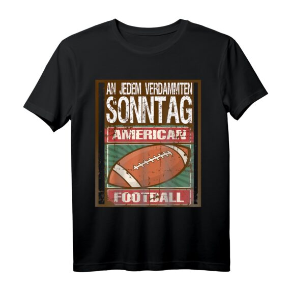 40. Geburtstag American Football Fan T-Shirt  Cooles Sport Design, Perfekt für Football Fans und Sonntags-Game-Feierlichkeiten