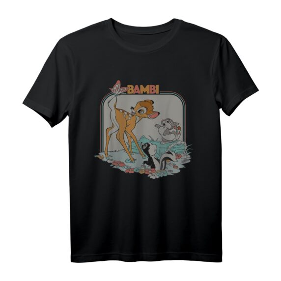 40. Geburtstag Bambi Movie Retro T-Shirt - Offizielles Disney Merchandise für Frauen, Männer, Jungen & Mädchen