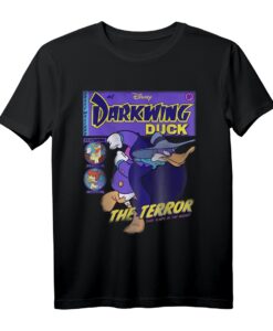40. Geburtstag Darkwing Duck Comic Cover T-Shirt - Offizielles Disney Lizenzprodukt für Fans und Sammler