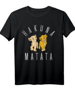 40. Geburtstag Der König der Löwen Nala und Simba Hakuna Matata T-Shirt - Offiziell lizenziertes Disney Fan-Shirt