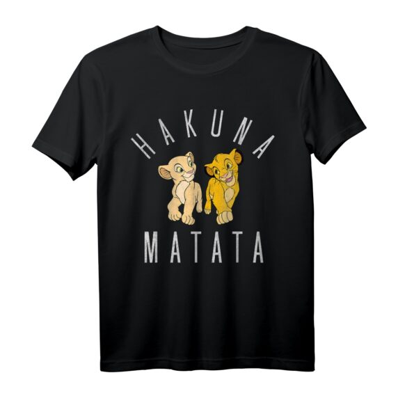 40. Geburtstag Der König der Löwen Nala und Simba Hakuna Matata T-Shirt - Offiziell lizenziertes Disney Fan-Shirt