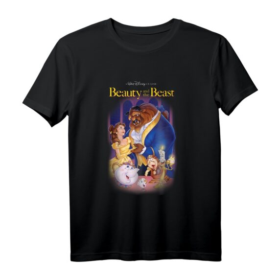 40. Geburtstag Disney Beauty and the Beast Belle Beast Cover T-Shirt - Offiziell lizenziertes Disney-Merchandise für Fans & Geburtstagsgeschenke