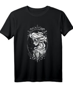 40. Geburtstag Frozen Elsa Side Frame Portrait T-Shirt - Offiziell lizenziertes Disney Frozen Geburtstagsoutfit für Fans