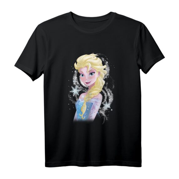 40. Geburtstag Frozen Elsa Snowflake Swirls T-Shirt - Offiziell lizenziertes Geburtstags-Shirt für Fans und Feierlichkeiten