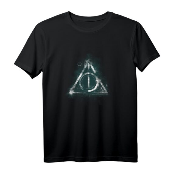 40. Geburtstag Harry Potter Geometric Deathly Hallows T-Shirt - Offiziell lizenziert, Fanartikel für Harry Potter Fans zum Geburtstag