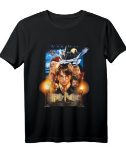 40. Geburtstag Harry Potter The Sorcerer's Stone Poster T-Shirt - Warner Bros Official Licensed Product