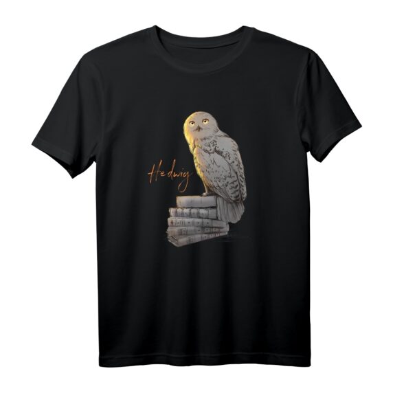 40. Geburtstag Hedwig Painted T-Shirt - Lizenziertes Harry Potter Warner Bros. Fanartikel als magisches Geschenk