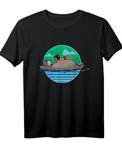 40. Geburtstag Jungle Book T-Shirt mit Baloo und Mowgli - Offizielles Merchandise für Kinder, Jugendliche und Erwachsene