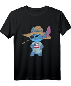 40. Geburtstag Lilo & Stitch Americana T-Shirt  Offizielles Disney Merchandise, Perfekt für den 4. Juli & Geburtstagsfeiern
