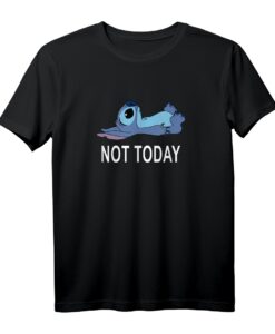 40. Geburtstag Lilo & Stitch Not Today Stitch T-Shirt  Officially Licensed Disney Fanartikel für Geburtstagsfeier