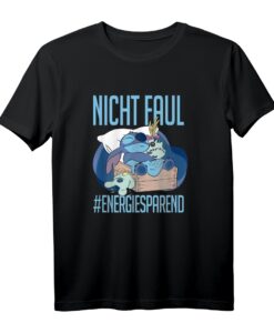 40. Geburtstag Lilo & Stitch T-Shirt - Nicht Faul #Energiesparend, Disney Lizenz, Americana Design, Perfekt für Fans und Feiern
