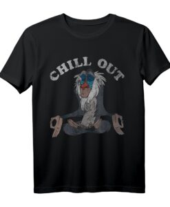 40. Geburtstag Lion King Rafiki Chill Out Portrait T-Shirt - Offiziell lizenzierte Disney Kleidung für Fans und Geburtstagsgeschenke