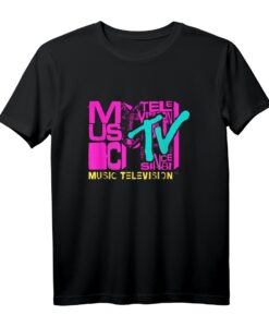 40. Geburtstag Logo T-Shirt mit gestapelten Buchstaben - Nostalgisches TV- und Musik-Design für den besonderen Tag