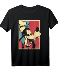 40. Geburtstag Mickey & Friends Americana Goofy T-Shirt - Offiziell lizenziertes Disney-Design in Rot & Blau