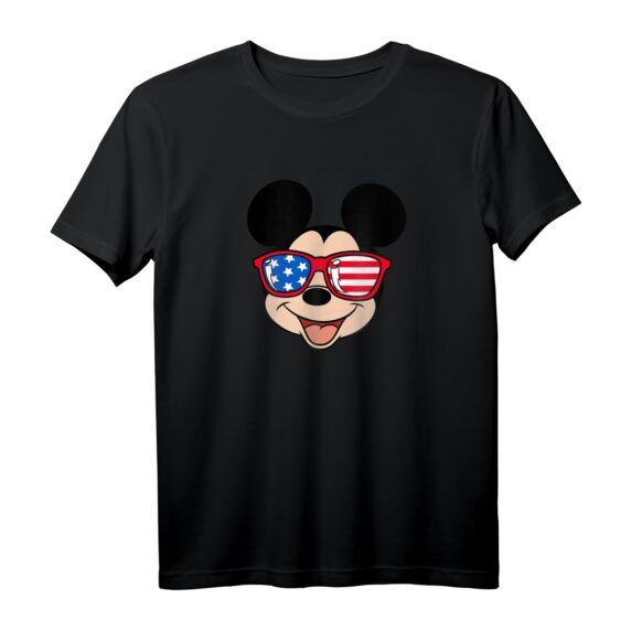 40. Geburtstag Mickey Mouse Americana Sunglasses T-Shirt  Unisex Geschenk für Männer, Frauen, Jungen und Mädchen