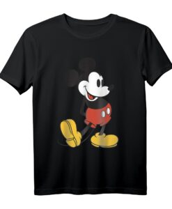 40. Geburtstag Mickey Mouse Vintage Leg Kick Graphic T-Shirt  Officially Licensed Disney Fanartikel