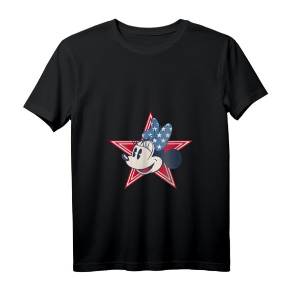 40. Geburtstag Minnie Mouse T-Shirt - Retro Americana Design für Frauen, Männer, Jungen & Mädchen zum 4. Juli & Geburtstag