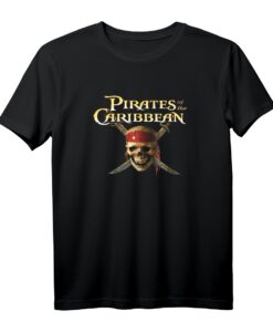 40. Geburtstag Pirates of the Caribbean Skull and Swords Logo T-Shirt  Offizielles Piraten-Design für Fans, Kinder & Erwachsene