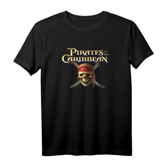 40. Geburtstag Pirates of the Caribbean Skull and Swords Logo T-Shirt  Offizielles Piraten-Design für Fans, Kinder & Erwachsene