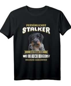 40. Geburtstag T-Shirt für Deutsch Drahthaar Liebhaber  Stolz auf den Hund als Papa oder Mama