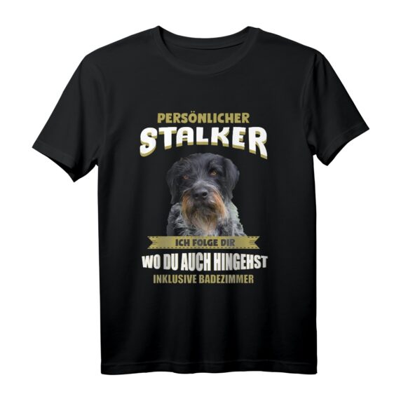 40. Geburtstag T-Shirt für Deutsch Drahthaar Liebhaber  Stolz auf den Hund als Papa oder Mama