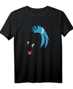 40. Geburtstag The Little Mermaid Flounder Big Face T-Shirt  Vintage Disney Mermaid Geschenk für Männer, Frauen, Kinder und Jugendliche