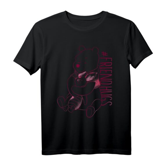 40. Geburtstag Winnie the Pooh Piglet Friend Hugs T-Shirt  Offiziell lizenzierte Disney Kleidung für Fans und Nostalgie-Liebhaber