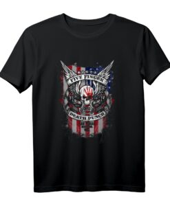 5FDP - No Regrets Stars & Stripes American Flag T-Shirt - Official Band Merchandise für Fans und patriotische Feiern zum 4. Juli