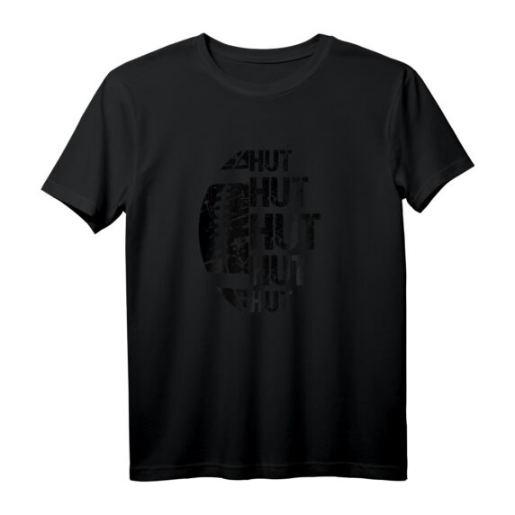 American Football Design Spruch Hut Hut Hut T-Shirt - Perfektes Geschenk für Football Fans, Trainer & Spieler zum Geburtstag oder Weihnachten
