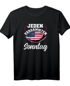 American Football Fan T-Shirt für jeden verdammten Sonntag - Perfekt für Coaches, Trainer und Football-Liebhaber
