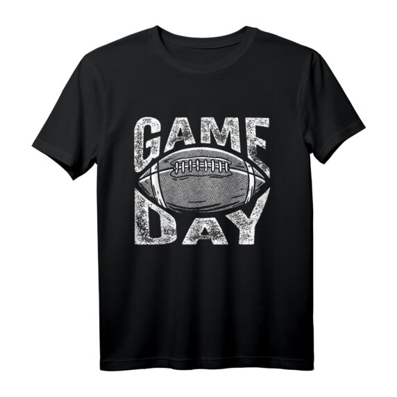 American Football Game Day T-Shirt  Perfekt für Football Fans, Party & Fantasy Sieger, Geschenkidee zu Weihnachten & Geburtstag