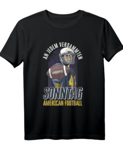 American Football Jeden Verdammten Sonntag T-Shirt  Perfektes Geschenk für Football Fans, Spieler & Trainer