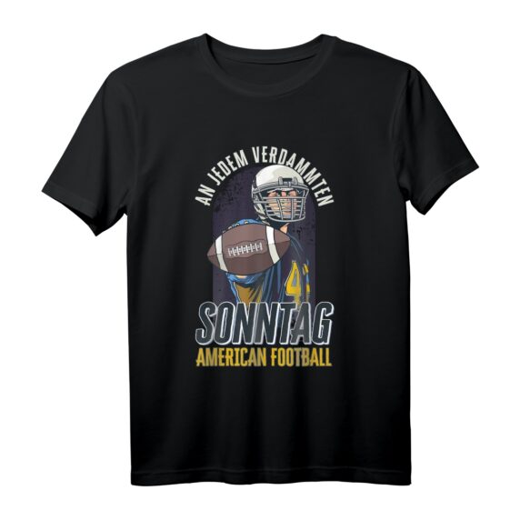 American Football Jeden Verdammten Sonntag T-Shirt  Perfektes Geschenk für Football Fans, Spieler & Trainer