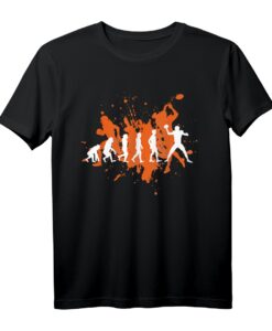 American Football & Rugby Evolution T-Shirt  Kreatives Motiv als Geschenk für Rugbyspieler, Football Fans und Mannschaften