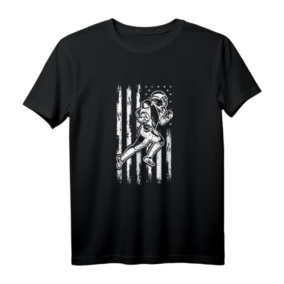 American Football Spieler Geschenk - Footballer T-Shirt für Fans und Trainer, ideales Geschenk für Touchdown-Feierlichkeiten