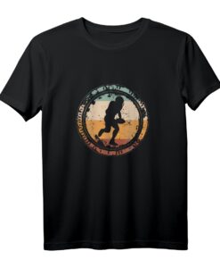 American Football Spieler Vintage T-Shirt  Retro-Farben, ideal für Football-Fans, Teammitglieder & als Geschenk