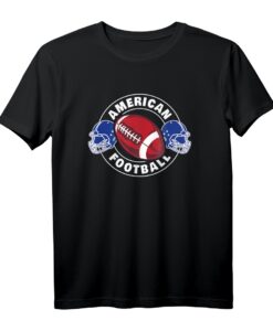American Football T-Shirt mit Nationalfarben  Perfekt für Football-Fans, Spieltag & Stadionbesuch