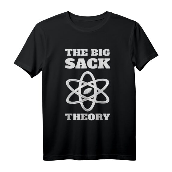 American Football The Big Sack Theory T-Shirt  Lustiges Fan-Shirt für Football-Fans & Sonntags-Game-Tage