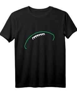 American Football Umriss Football Liebe Touchdown T-Shirt  Perfekt als Geschenk für Football Fans und Spieler