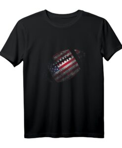 American Football USA Flagge T-Shirt  Patriotisches Geschenk für Fußballfans, Sportler & 4. Juli Feier