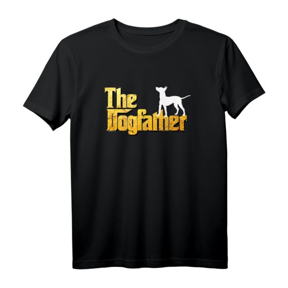 American Hairless Terrier Geschenke - Dogfather T-Shirt für Hunde-Liebhaber und Männer