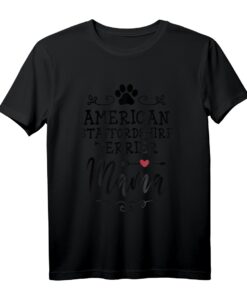 American Staffordshire Terrier Mama Hunde Liebhaber T-Shirt  Lustiges Geschenk für Hundebesitzer zu Weihnachten, Geburtstag & Hundetag