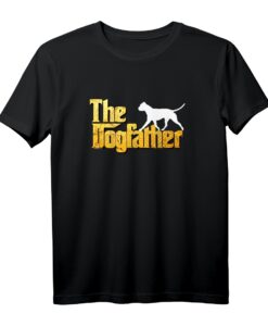 American Staffordshire Terrier T-Shirt - Dogfather Geschenk für Hundebesitzer & Tierliebhaber