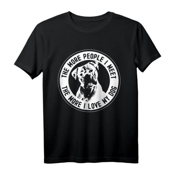 Amerikanische Bulldogge T-Shirt für Frauen, Männer & Kinder  Lustiges Hundemotiv Geschenk für Tierliebhaber, Geburtstags- & Weihnachtsgeschenk