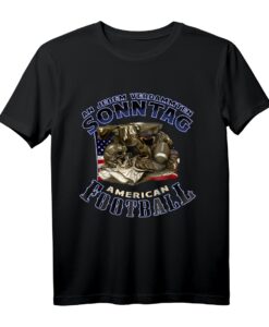 An Jedem Verdammten Sonntag Herren American Football T-Shirt  Perfekt für Fans, Spieler und Football-Events