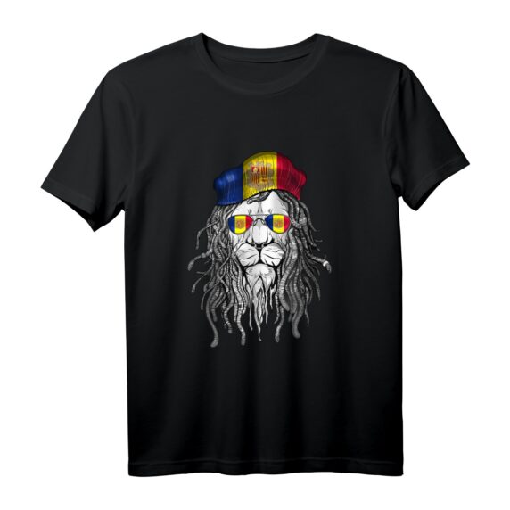 Andorra Motorrad T-Shirt für Fahrer und Biker - Klassisch geschnitten, doppelt genähter Saum