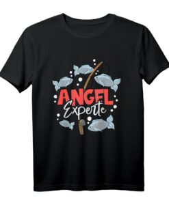 Angel Experte T-Shirt für Kinder und Erwachsene - Lustiges Fischen mit Kindern Outfit für Angelausflüge, Papa, Opa & Junior Fischer